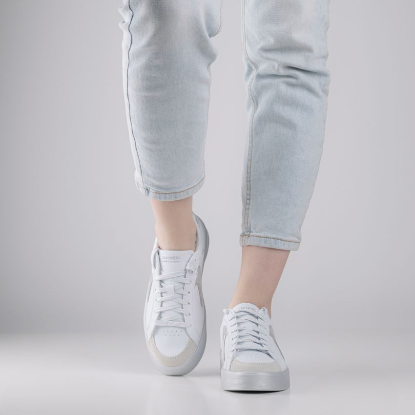 Skechers Hiland - Quite Chic fehér női cipő