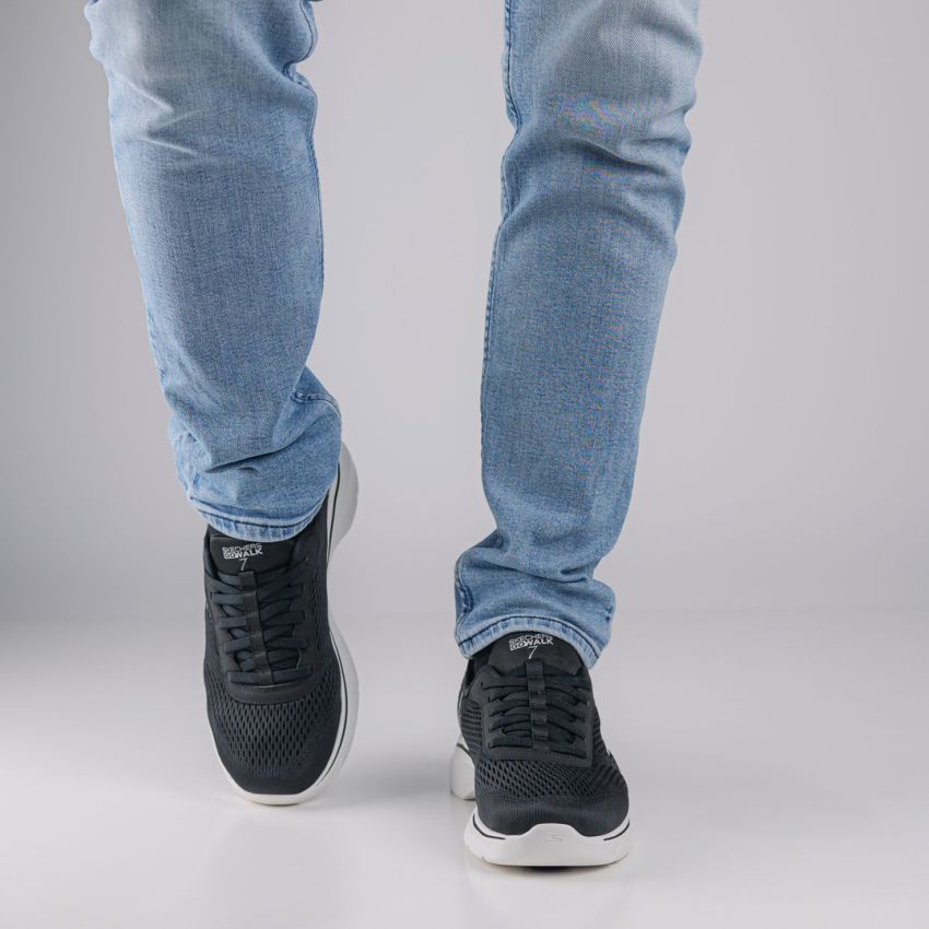Skechers Slip-Ins - GO Walk 7 - Free Hand 2 fekete férfi bebújós cipő