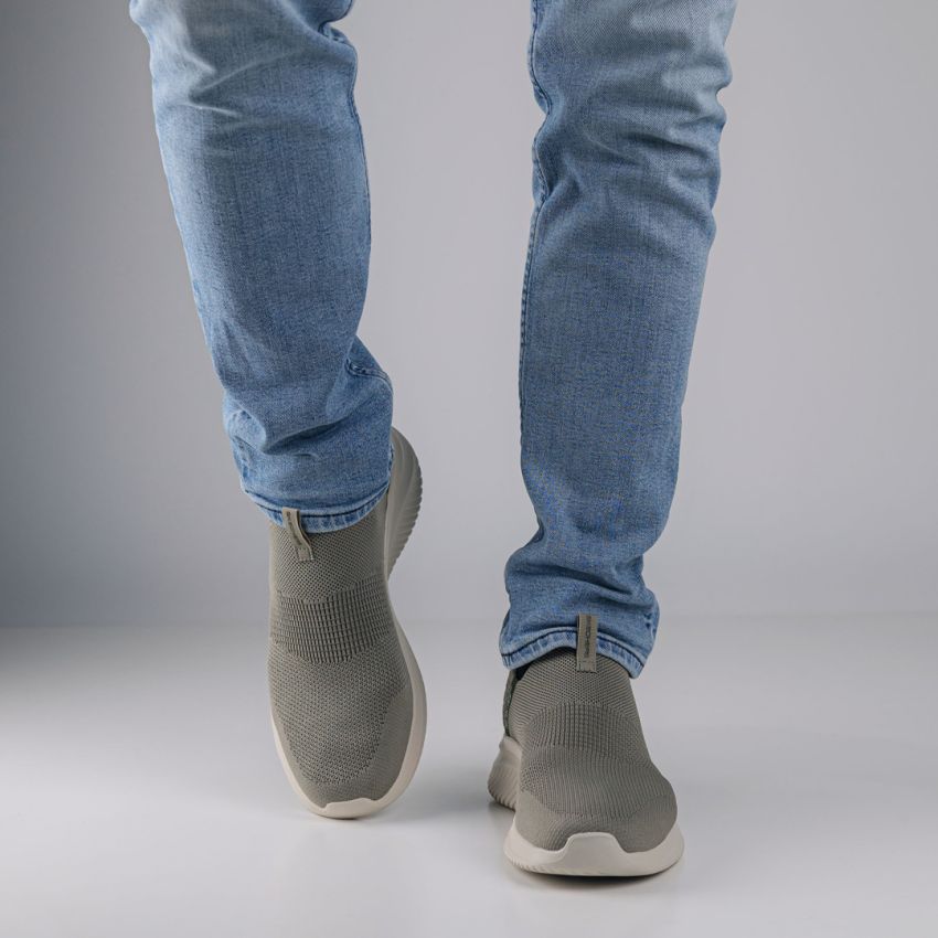 Skechers Slip-Ins - Ultra Flex 3.0 - Viewpont bézs férfi bebújós cipő