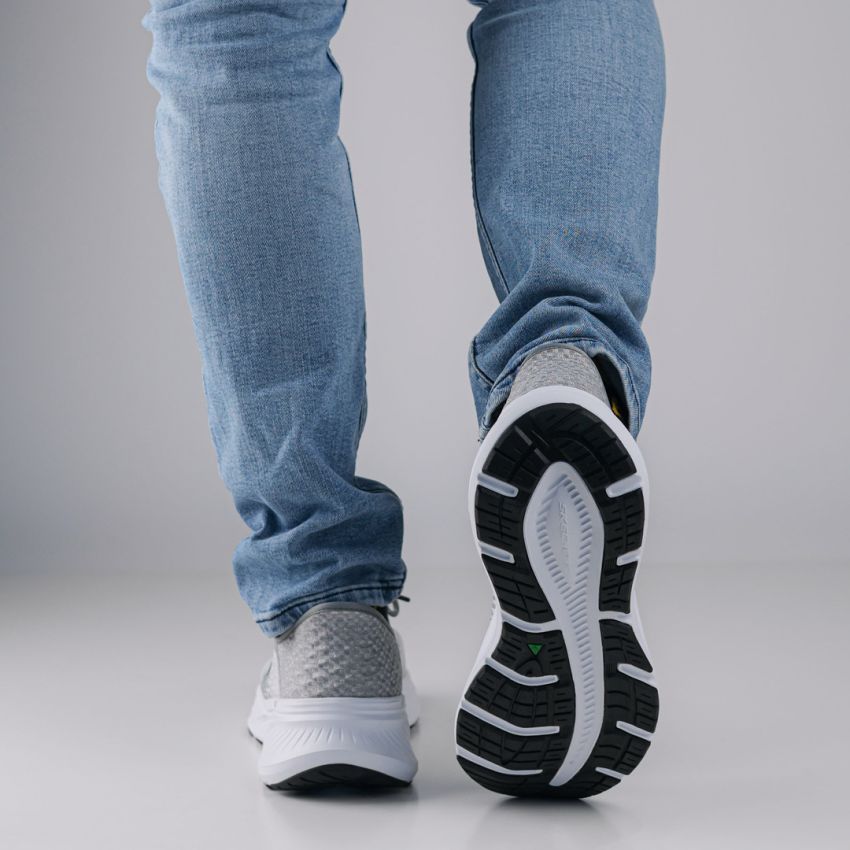 Skechers Slip-Ins - Edgeride - Raygo szürke férfi bebújós cipő