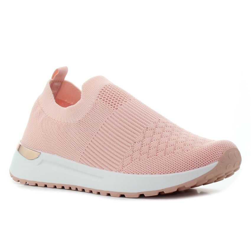 Borgo Yesmile SL27 rózsaszín női bebújós cipő