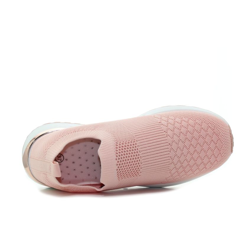 Borgo Yesmile SL27 rózsaszín női bebújós cipő