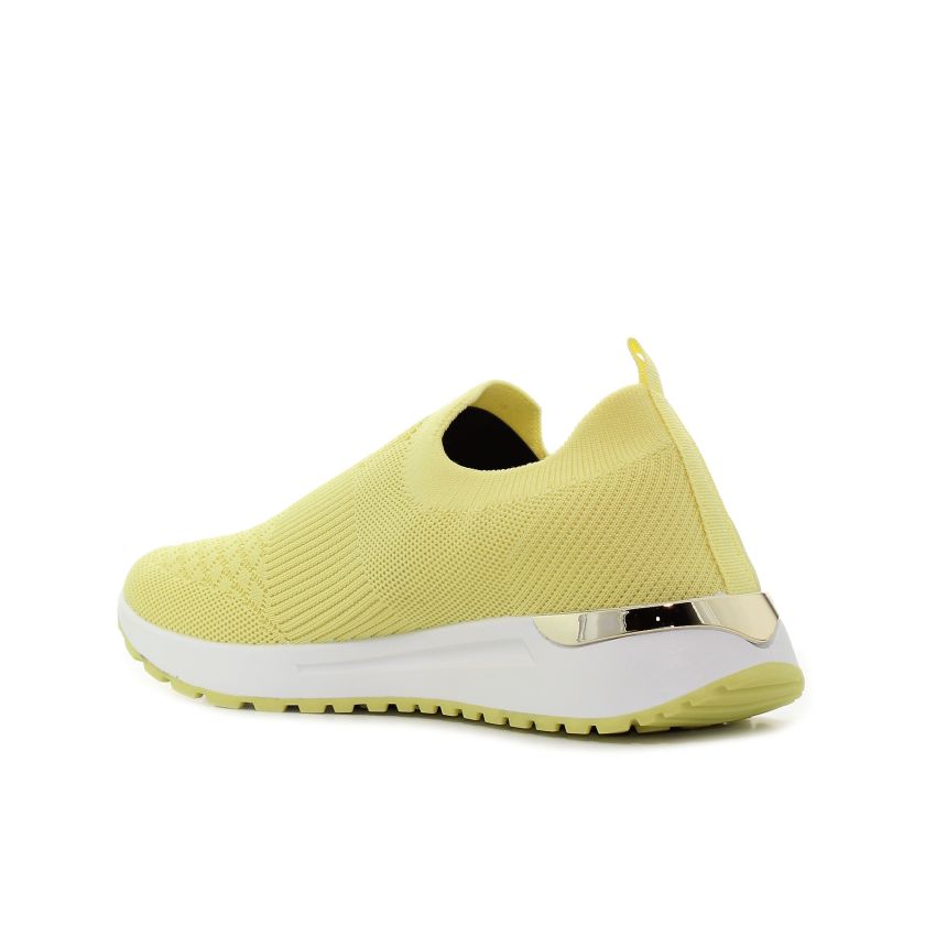 Borgo Yesmile SL27 sárga női bebújós cipő