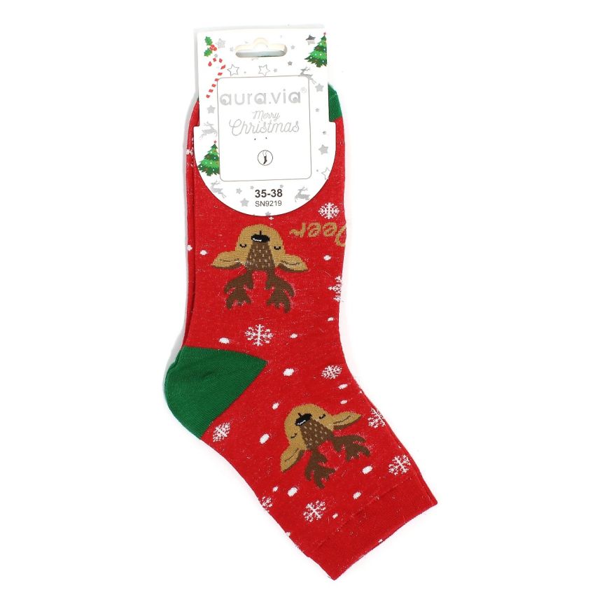 Borgo piros karácsonyi gyerek zokni csomag (2 pár)