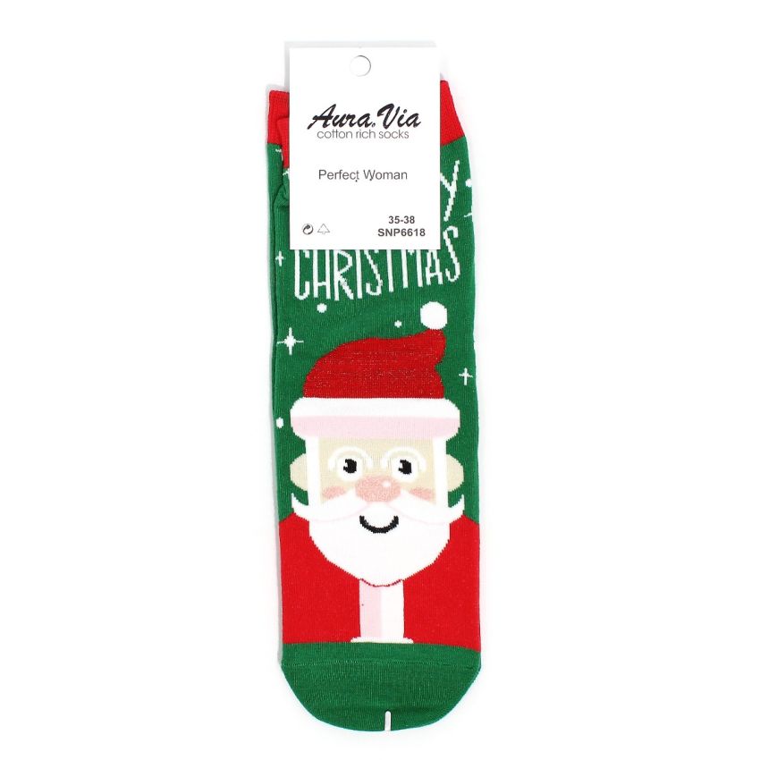 Borgo karácsonyi zöld zokni csomag (2 pár)