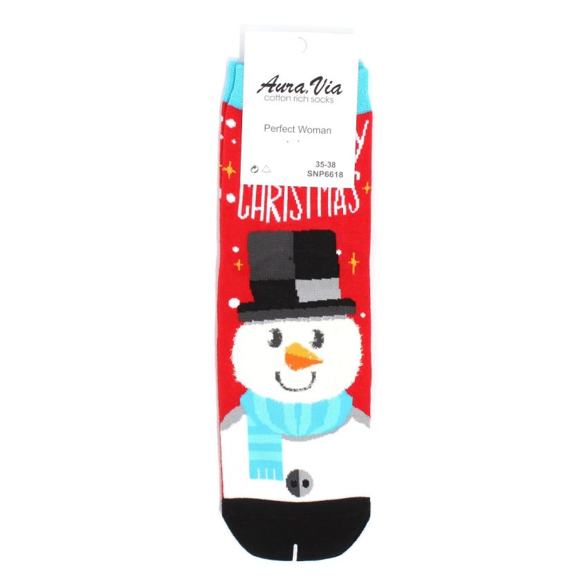 Borgo karácsonyi piros zokni csomag (2 pár)