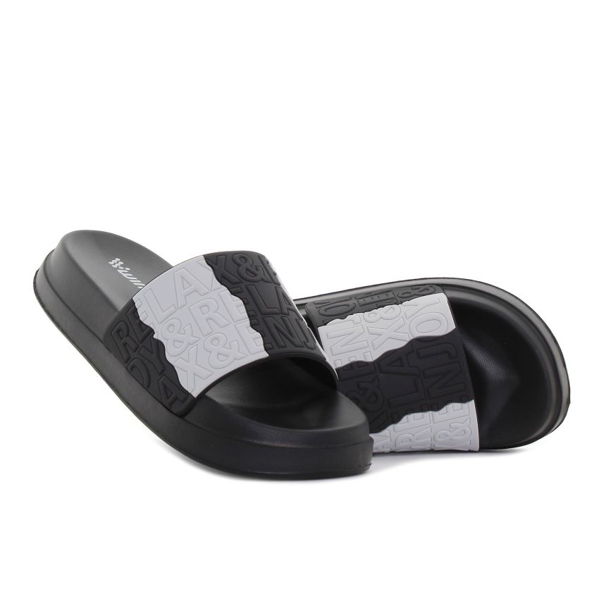 Wink - Hieto fekete női papucs