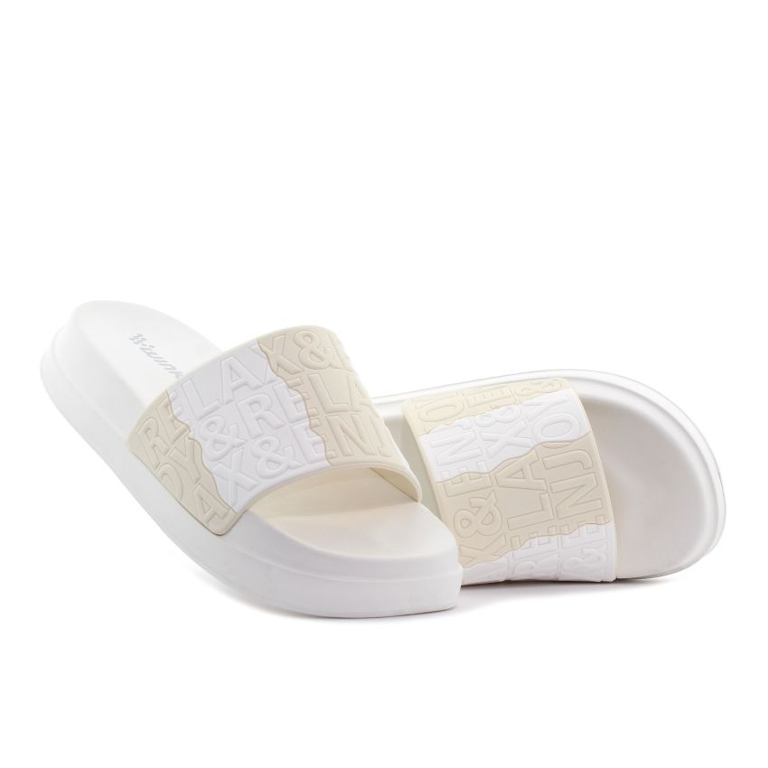 Wink - Hieto fehér női papucs