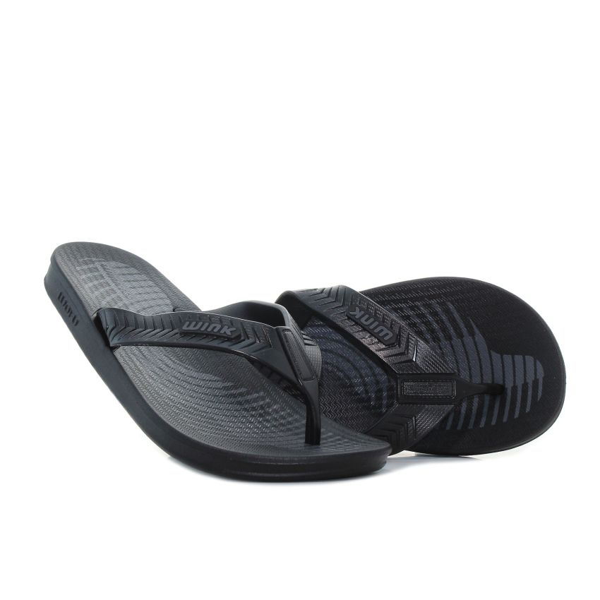 Wink - Alpha fekete női papucs