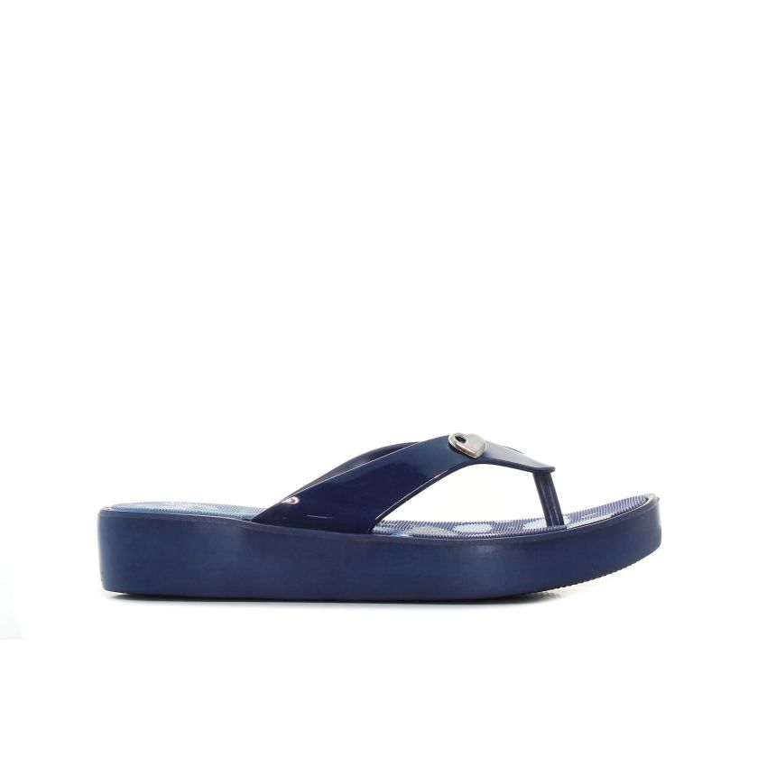 Wink - Kitty sötétkék gyerek papucs