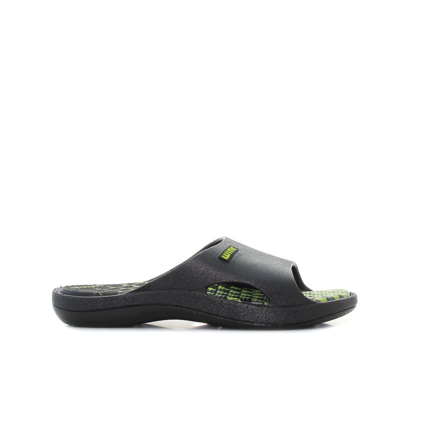 Wink - Simple fekete gyerek papucs