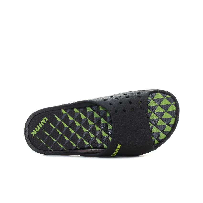 Wink - Simple fekete női papucs