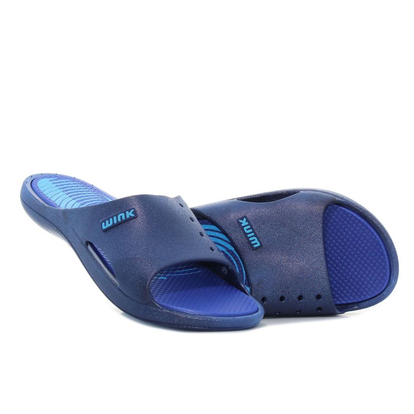 Wink - Simple Slip sötétkék női papucs