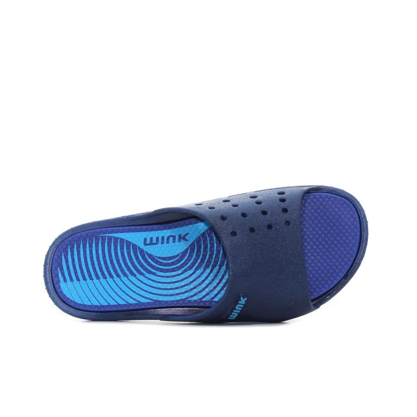 Wink - Simple Slip sötétkék női papucs