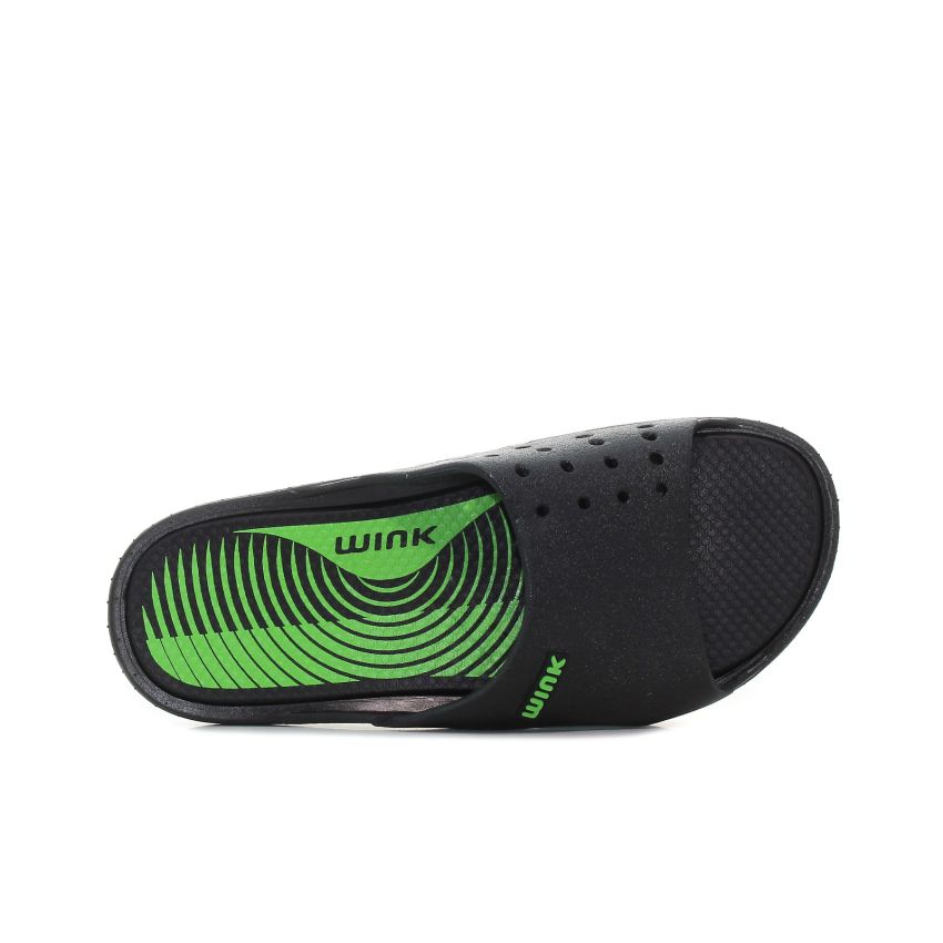 Wink - Simple Slip fekete női papucs