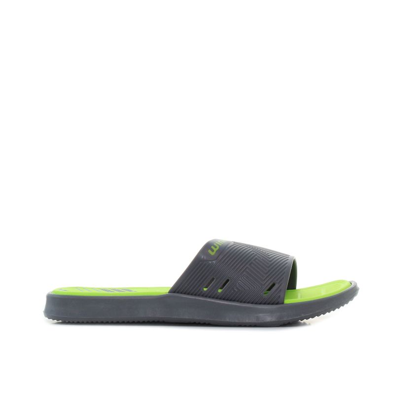 Wink - Pattern szürke női papucs