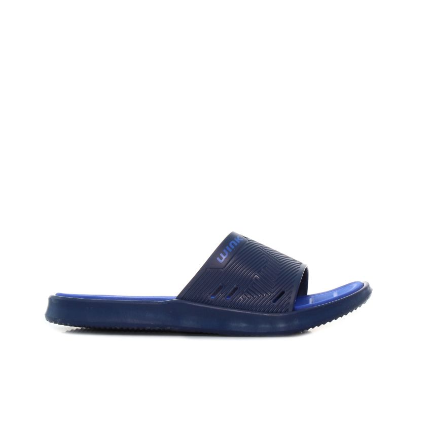 Wink - Pattern sötétkék női papucs