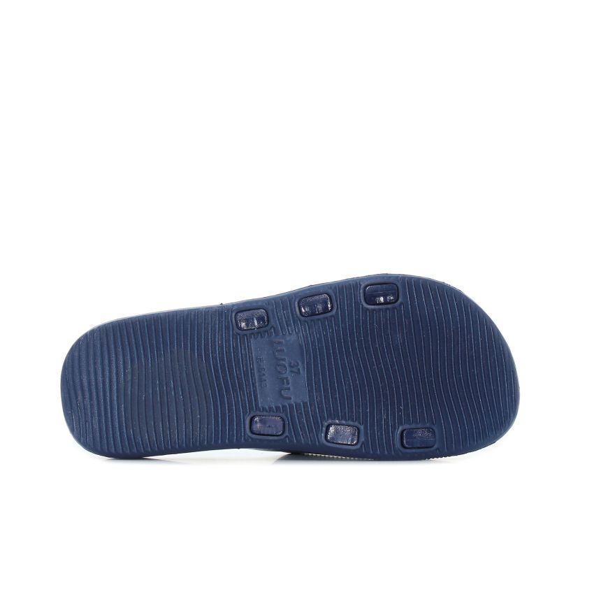 Wink - Pattern sötétkék női papucs