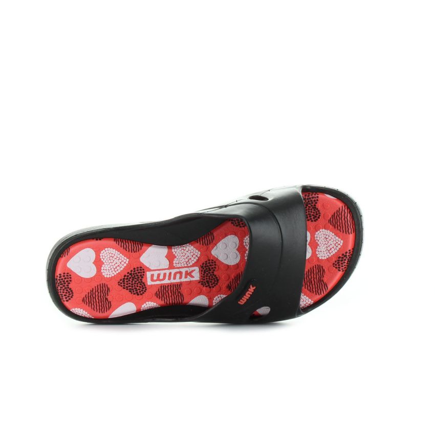 Wink fekete gyerek papucs
