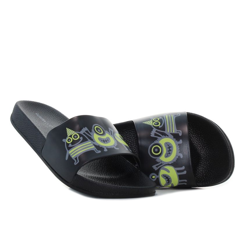 Wink - Minions fekete gyerek papucs