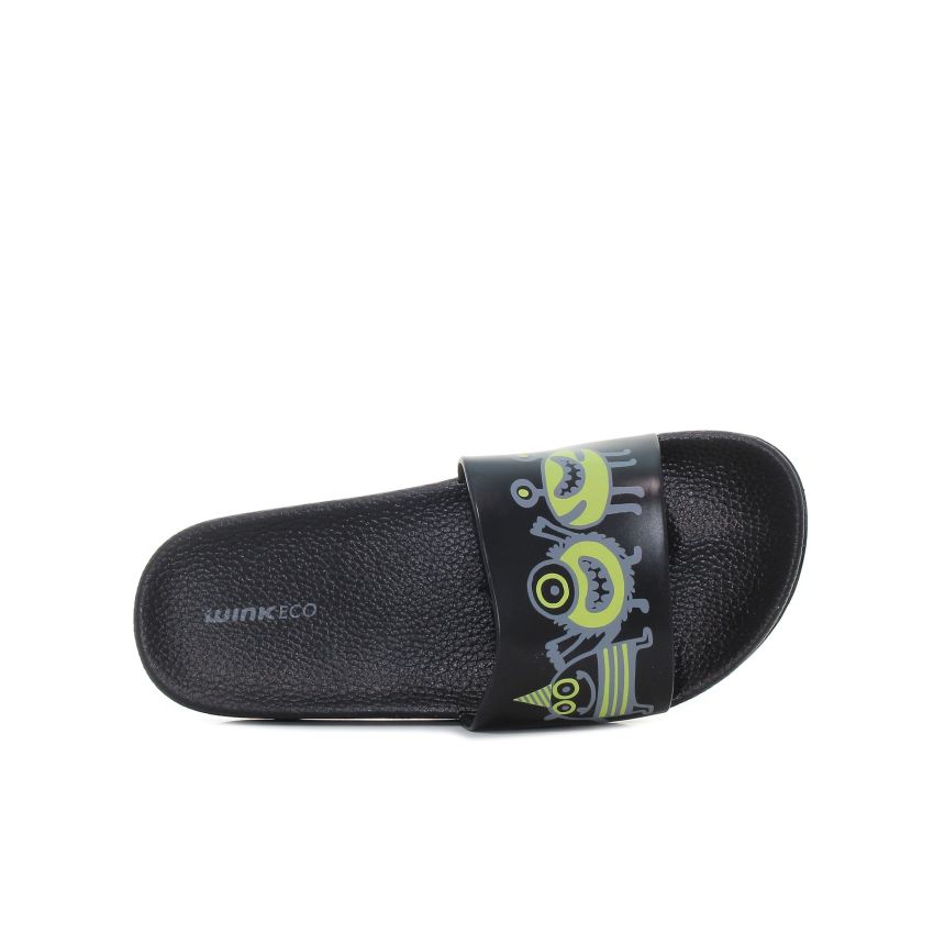 Wink - Minions fekete gyerek papucs