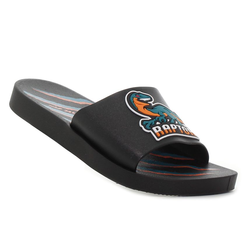 Wink Raptor fekete gyerek papucs