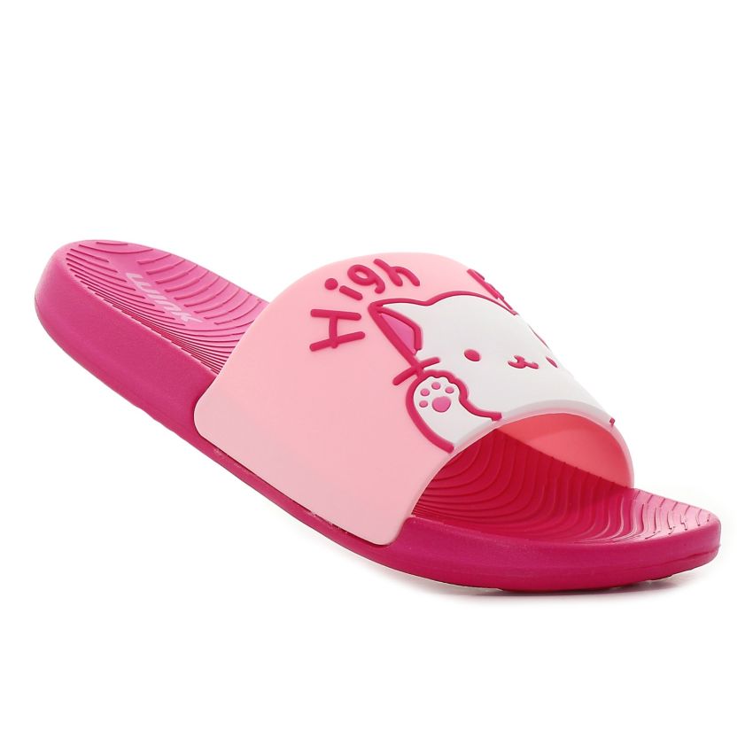 Wink High Five Cat rózsaszín gyerek papucs