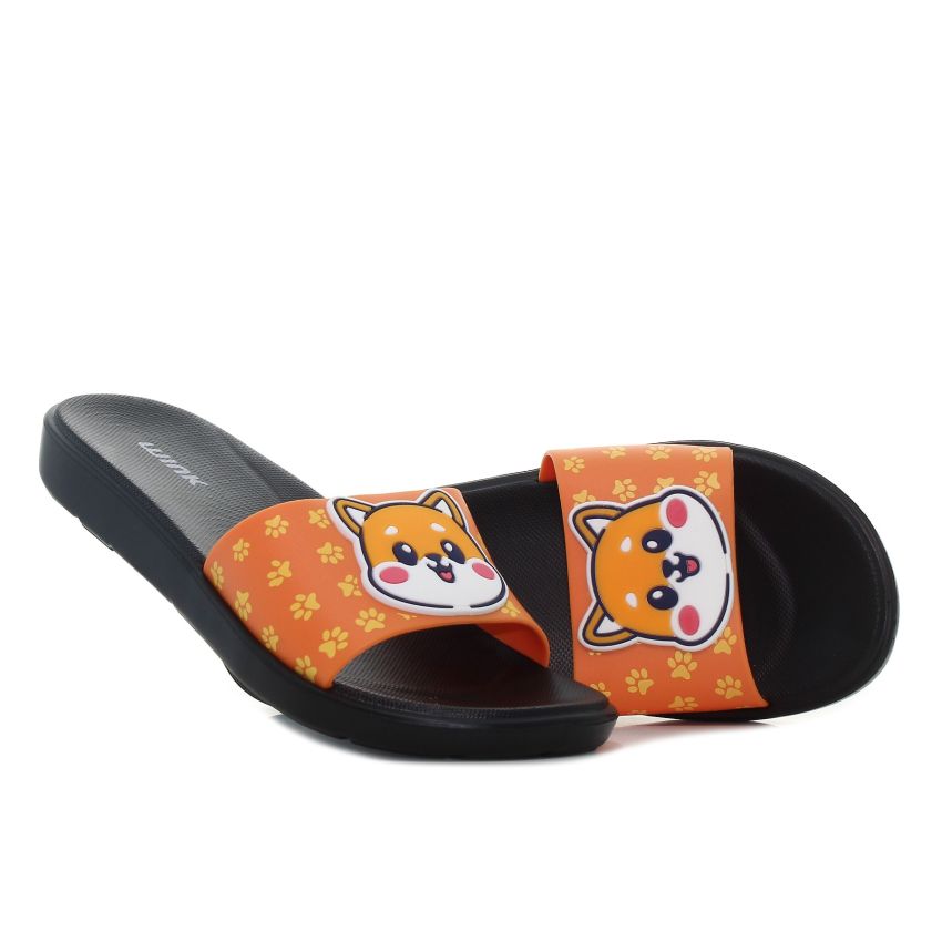 Wink - Shiba Life narancs női papucs