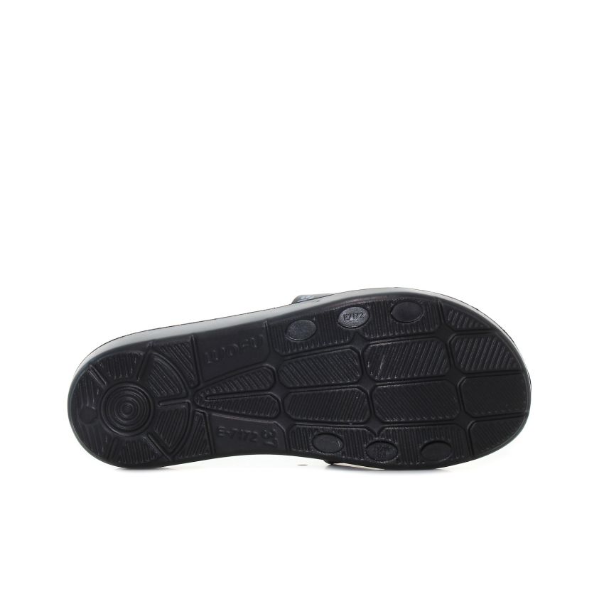 Wink - Shiba Life fekete női papucs