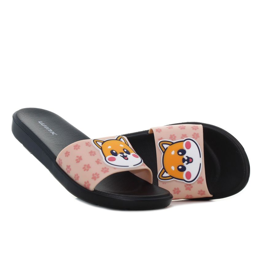 Wink - Shiba Life rózsaszín női papucs