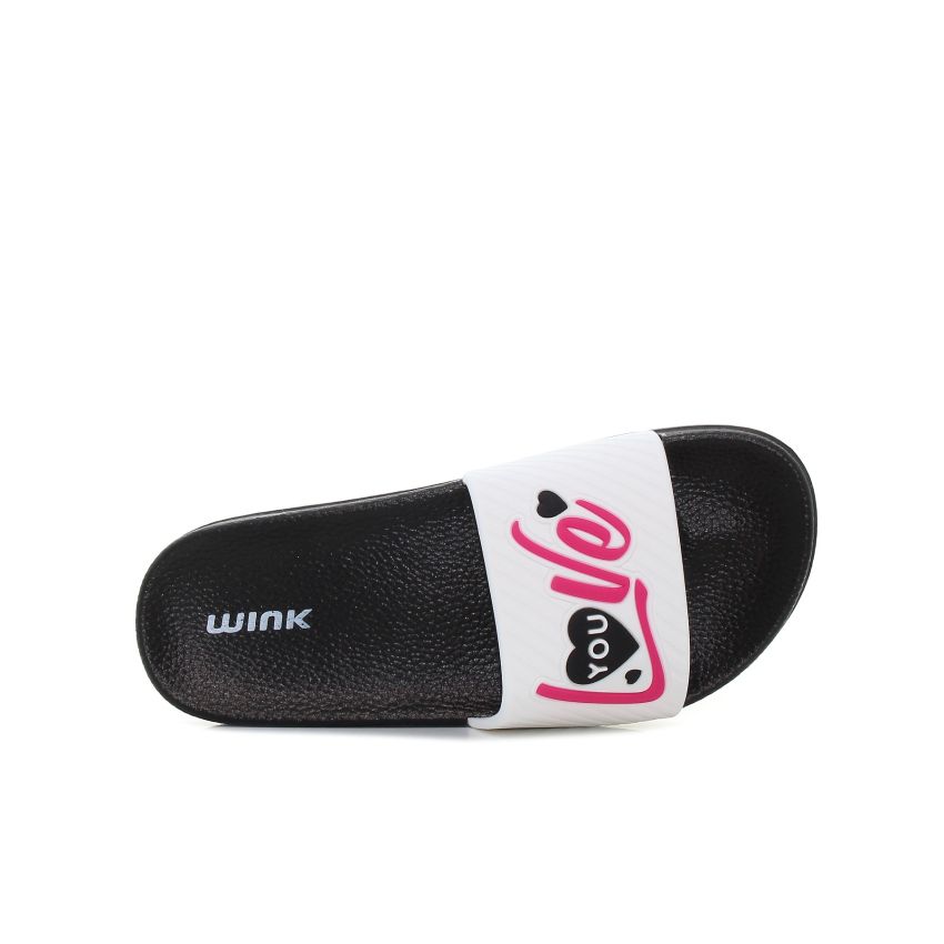 Wink - Love You fehér gyerek papucs
