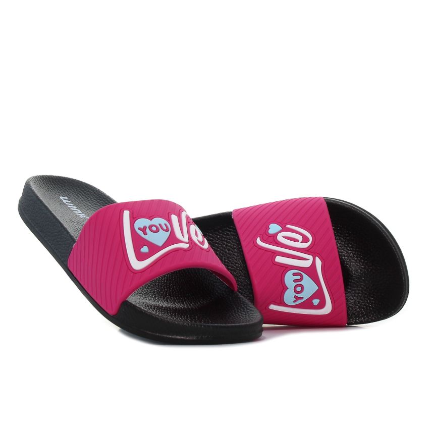 Wink - Love You magenta gyerek papucs