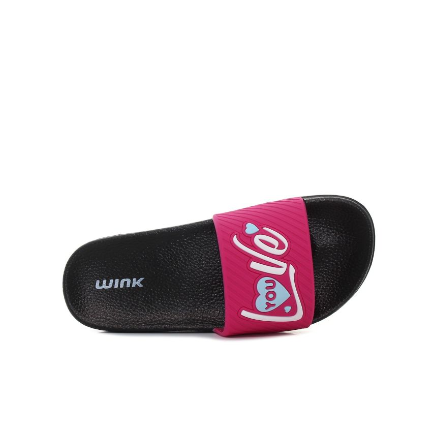 Wink - Love You magenta gyerek papucs