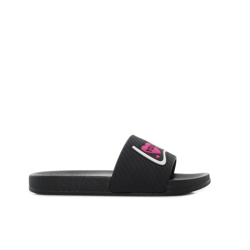 Wink - Love You fekete gyerek papucs