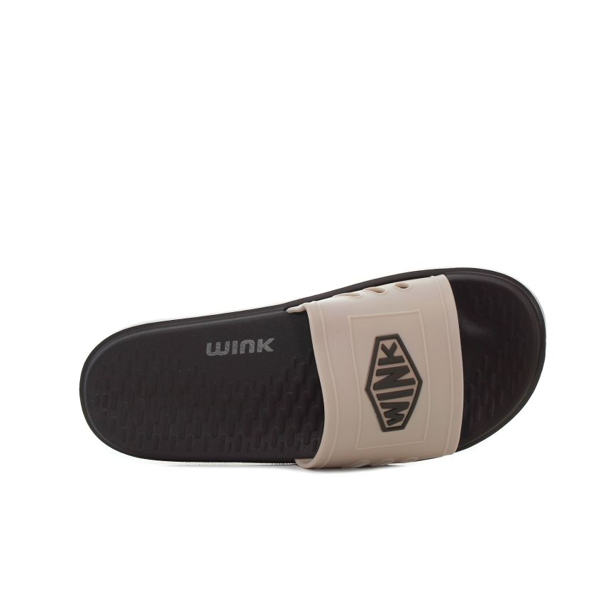Wink - Shield bézs férfi papucs