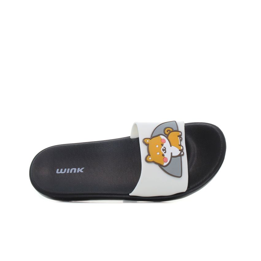 Wink - Shiba fehér női papucs