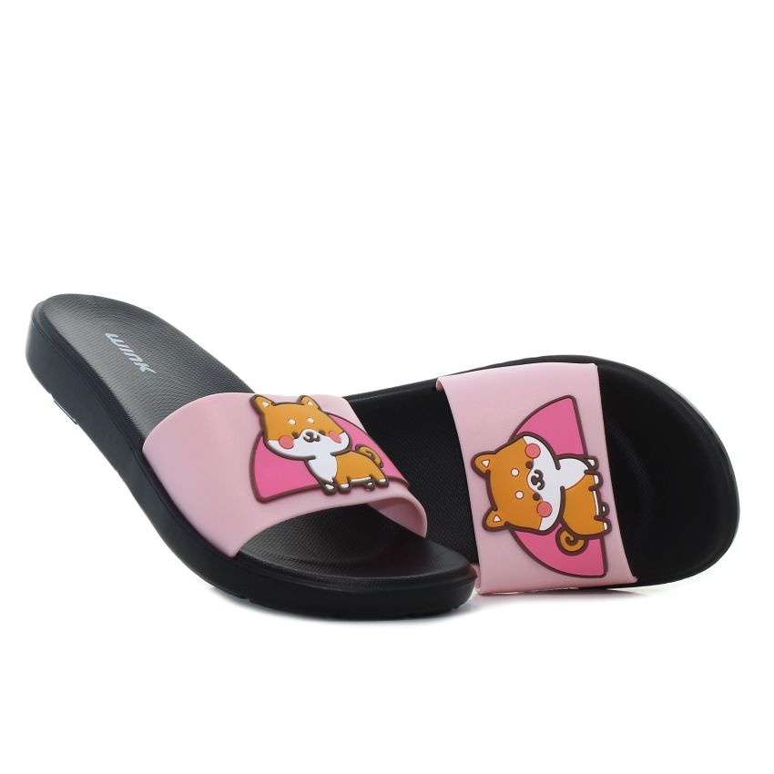Wink - Shiba rózsaszín női papucs