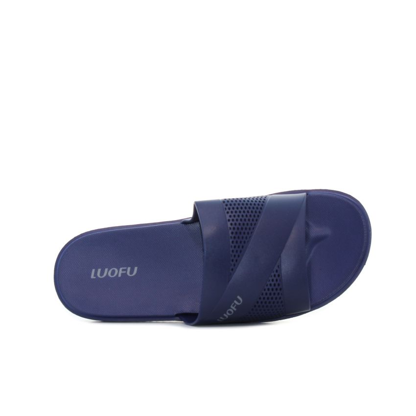 Luofu - Pool sötétkék férfi papucs