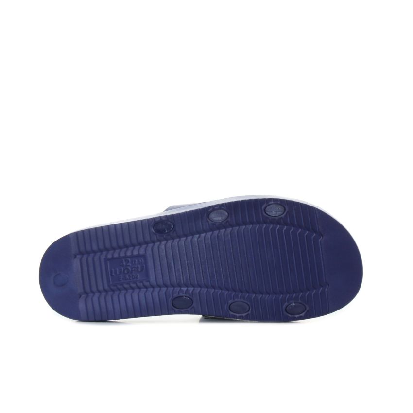 Luofu - Pool sötétkék férfi papucs