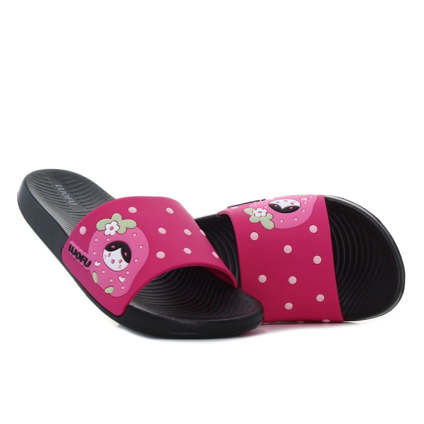 Luofu - Strawberry magenta gyerek papucs