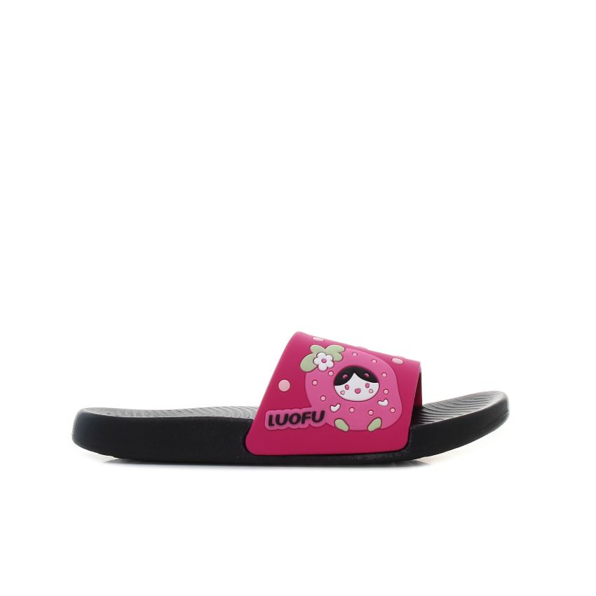 Luofu - Strawberry magenta gyerek papucs