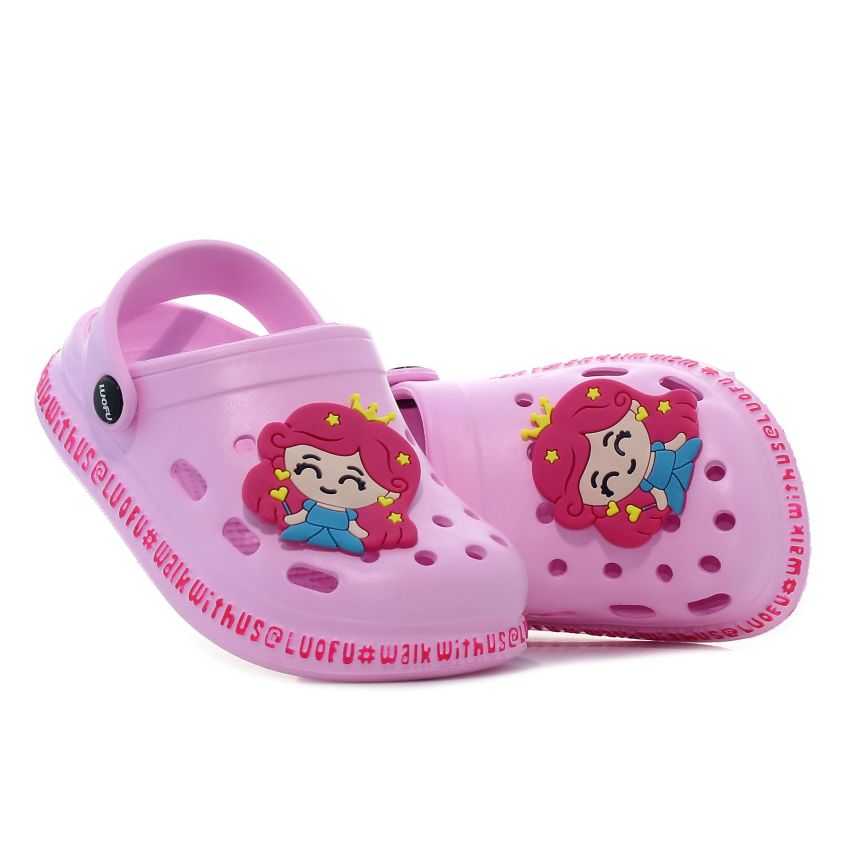 Luofu - Kid rózsaszín gyerek papucs