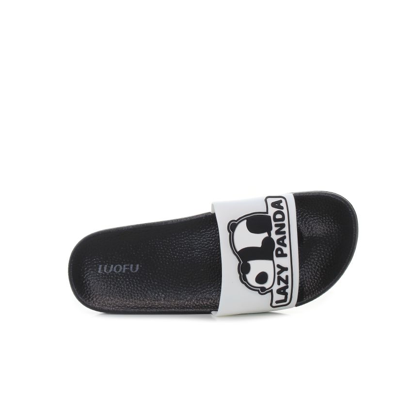 Luofu - Lazy Panda fehér női papucs