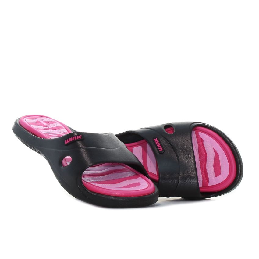Wink - Lian fekete gyerek papucs