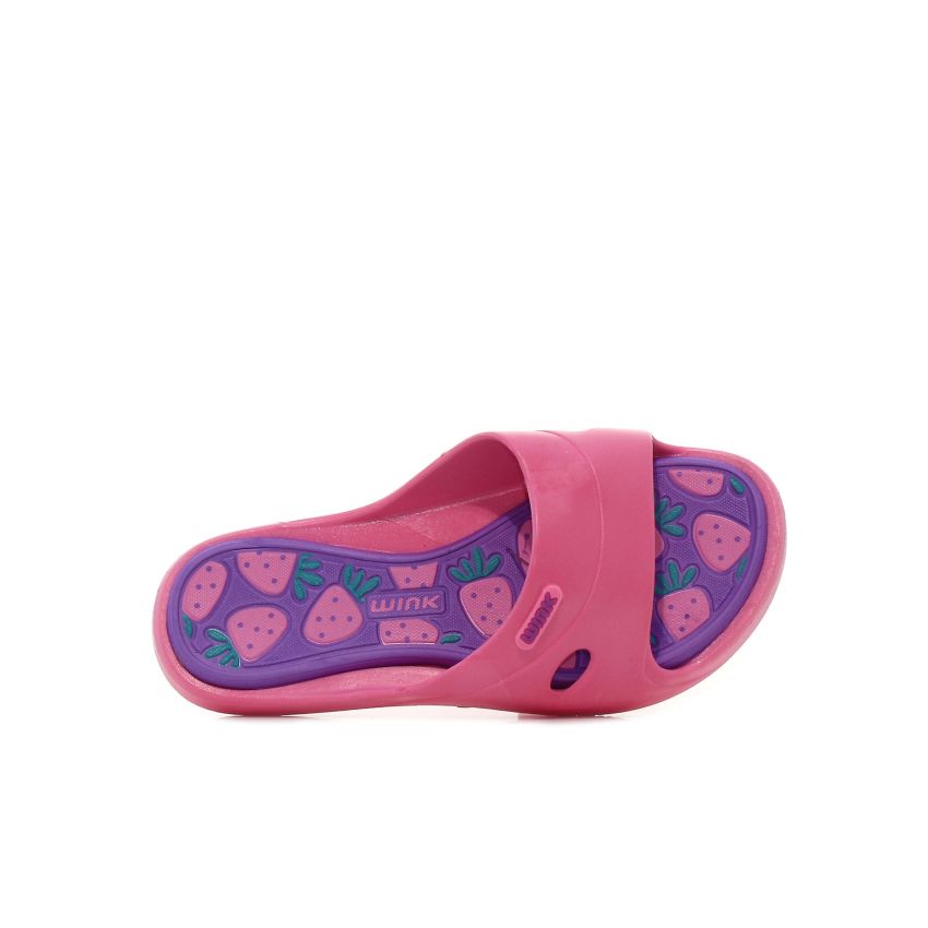 Wink - Strawberry Life rózsaszín gyerek papucs