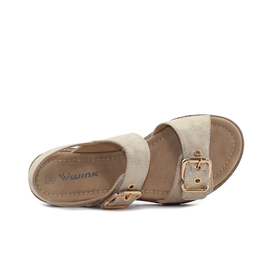 Wink - Nine arany női szandál