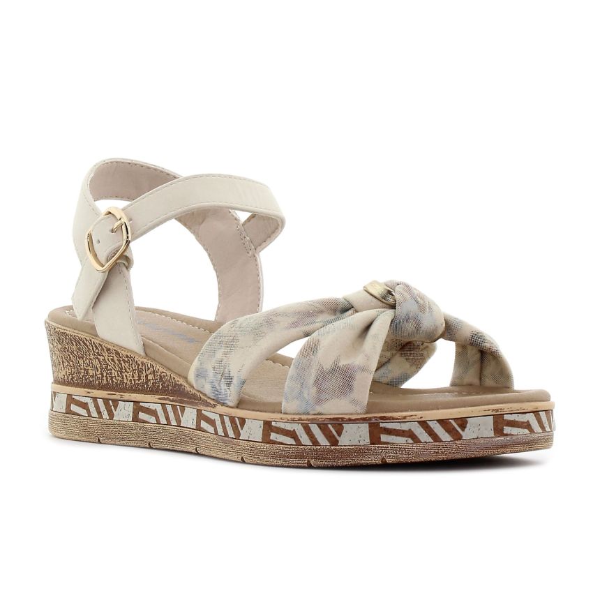 Wink - Trin bézs női szandál