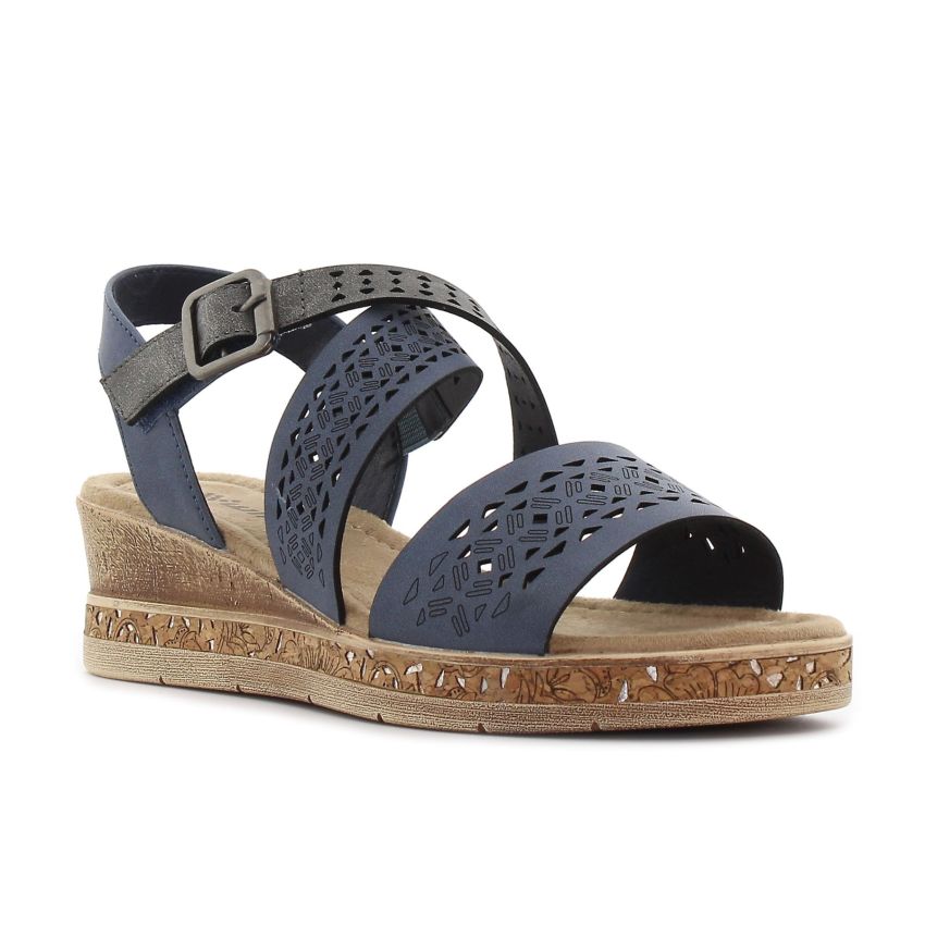 Wink - Indi sötétkék női szandál