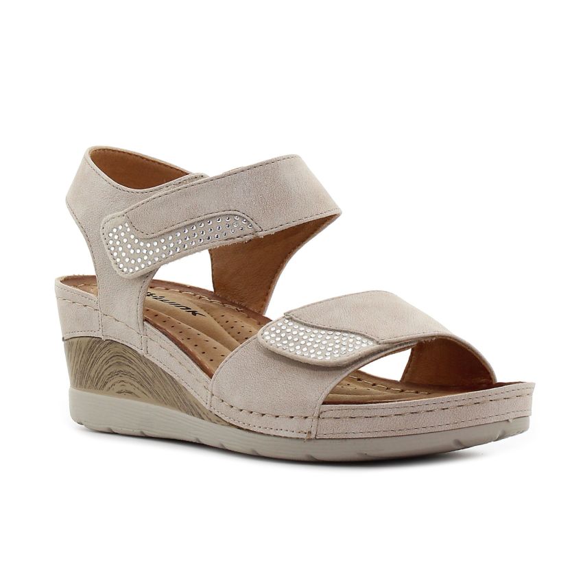 Wink - Yenna bézs női csizma