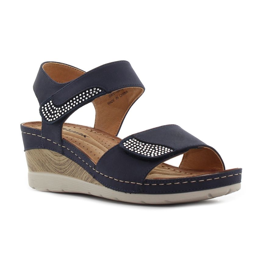 Wink - Yenna sötétkék női csizma